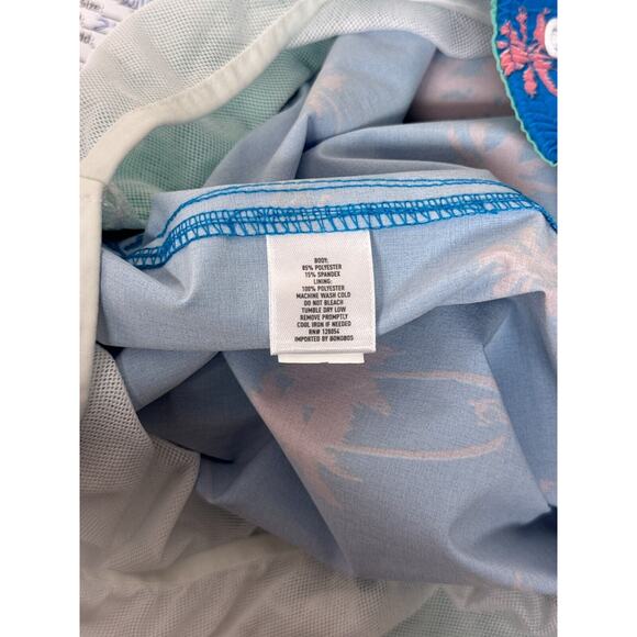 Bonobos Shorts Large Mens Blue & Pink Palm Tree Swim Trunks - Picture 7 of 7